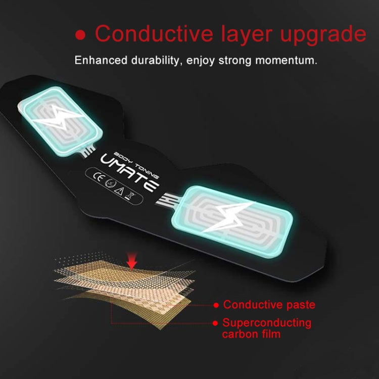 UMATE X3 Rechargeable Intelligent Shaping System EMS Body Toning Elecrode Kit Muscle Stimulator Home Fitness Training Gear