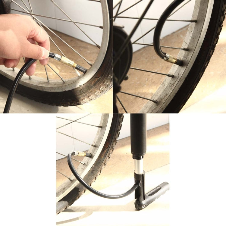 2 in 1 30.4mm*300mm Bike Seatpost Combo Pump Bicycle Pump Portable Aluminum Bike Seat Tube