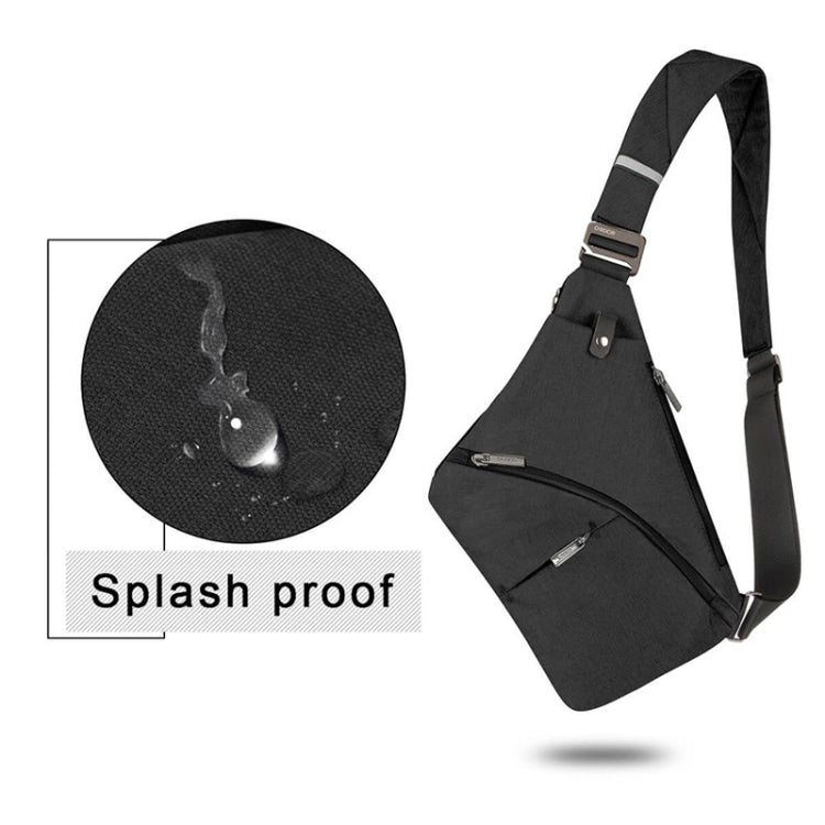 B13 Osoce Second Generation Outdoor Large Capacity Wear-Resistant Triangle Bag Slant Across Waterproof Single Shoulder Backpack