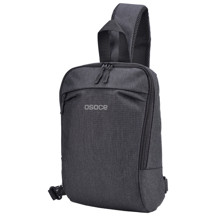 B19 Osoce Outdoor Large Capacity Slant Across Waterproof Business Single Shoulder Backpack