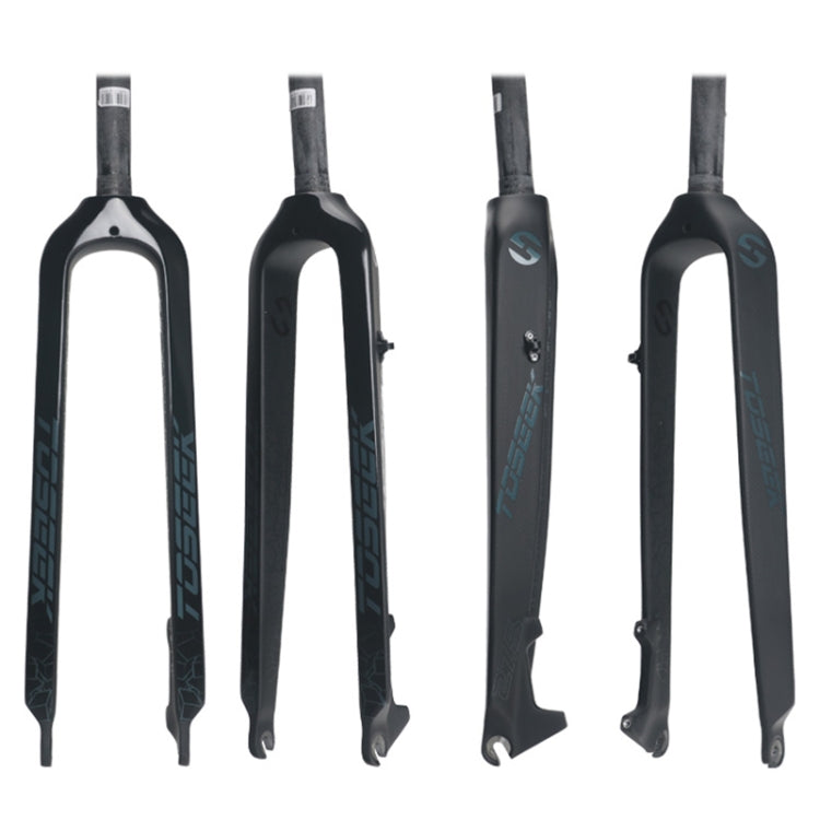 TOSEEK Ultra Light 27.5 Inch 405mm Mountain Bike Full Carbon Front Fork Straight Head Tube Disc Brake