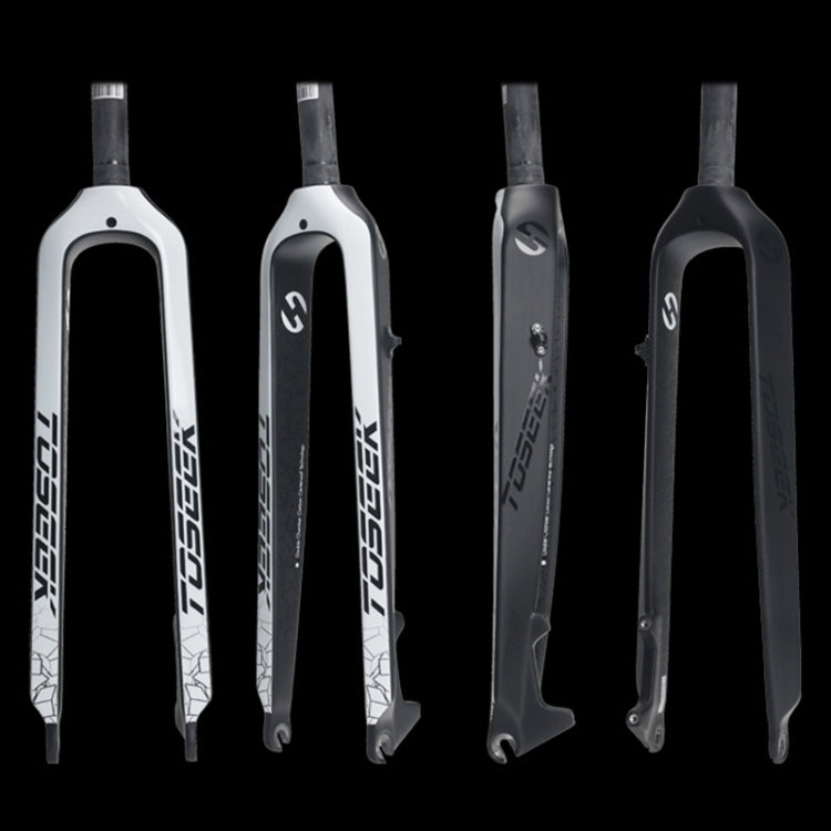 TOSEEK Ultra Light 27.5 Inch 405mm Mountain Bike Full Carbon Front Fork Straight Head Tube Disc Brake