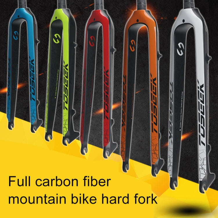 TOSEEK Ultra Light 29 Inch 435mm Mountain Bike Full Carbon Front Fork Straight Head Tube Disc Brake