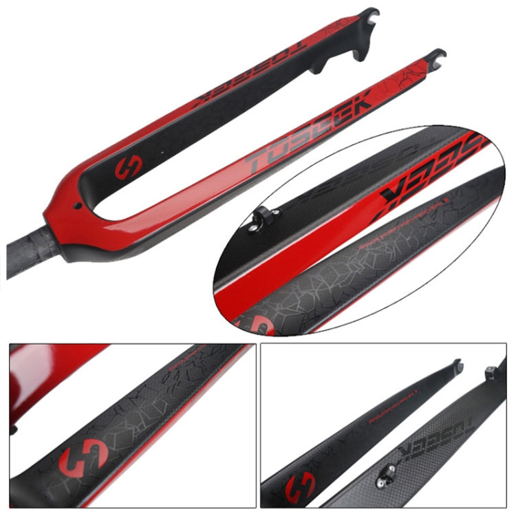 TOSEEK Ultra Light 29 Inch 435mm Mountain Bike Full Carbon Front Fork Straight Head Tube Disc Brake