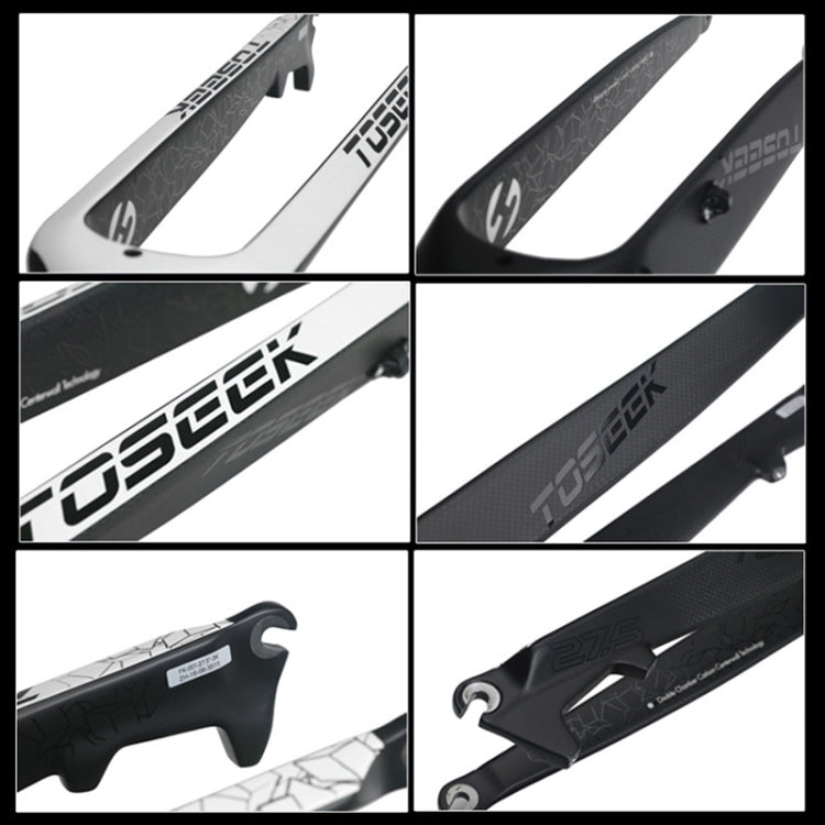 TOSEEK Ultra Light 29 Inch 435mm Mountain Bike Full Carbon Front Fork Straight Head Tube Disc Brake