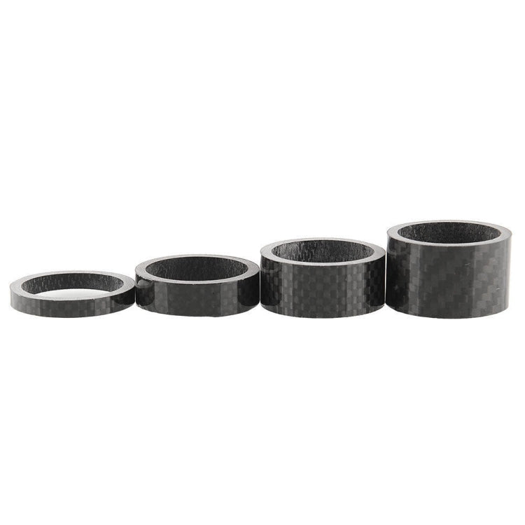 Bicycle Front Fork Headset Carbon Fiber Gasket Stem Wrist Backing Ring 3K Carbon Fiber 5 / 10 / 15 / 20mm