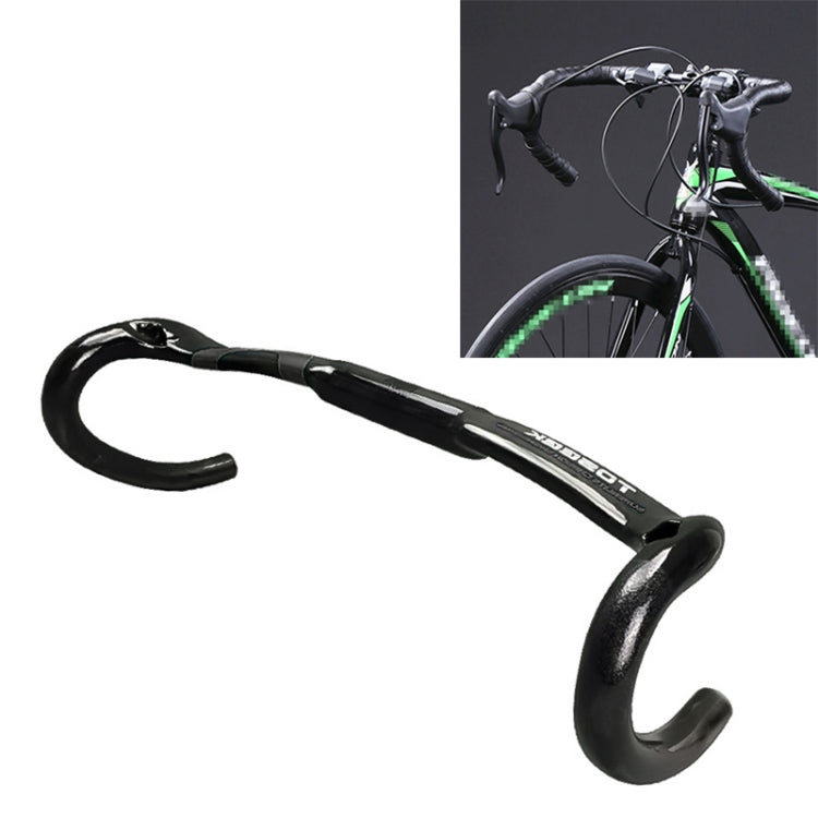 TOSEEK 3T Carbon Fiber Inside Line Bending Handle Road Bike Handlebar, Size: 400mm