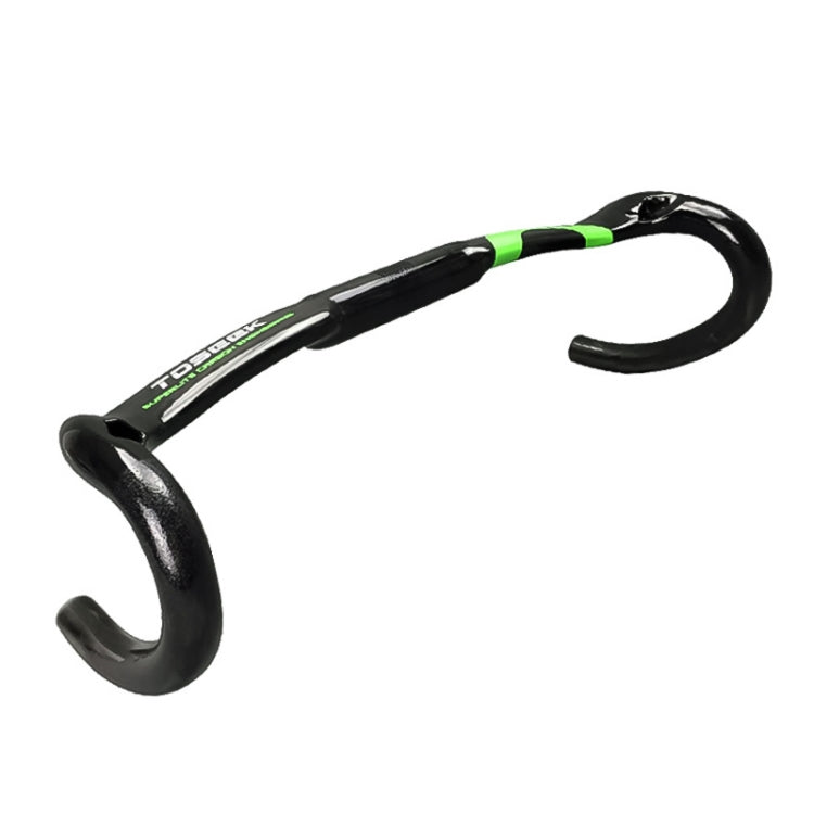 TOSEEK 3T Carbon Fiber Inside Line Bending Handle Road Bike Handlebar, Size: 400mm