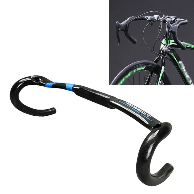 TOSEEK 3T Carbon Fiber Inside Line Bending Handle Road Bike Handlebar, Size: 400mm