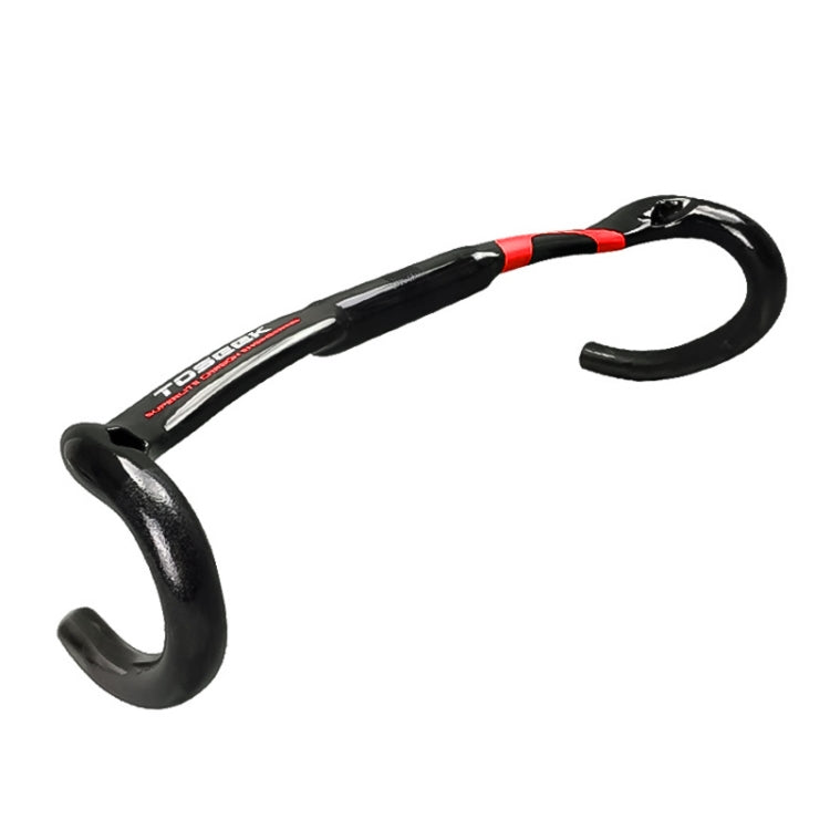 TOSEEK 3T Carbon Fiber Inside Line Bending Handle Road Bike Handlebar, Size: 440mm