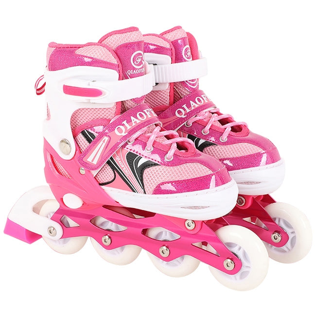Children Flash Single-row Roller Skates Skating Shoes, Full Flash, Size : L
