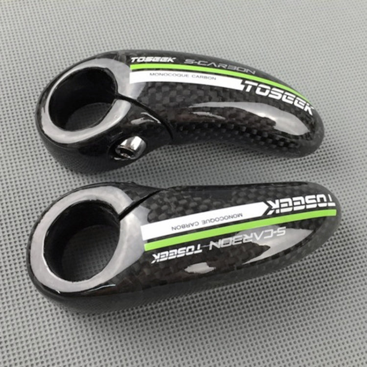 TOSEEK 1 Pair 3K Full Carbon Fiber Mountain Bike Vice Grip Bicycle Handle