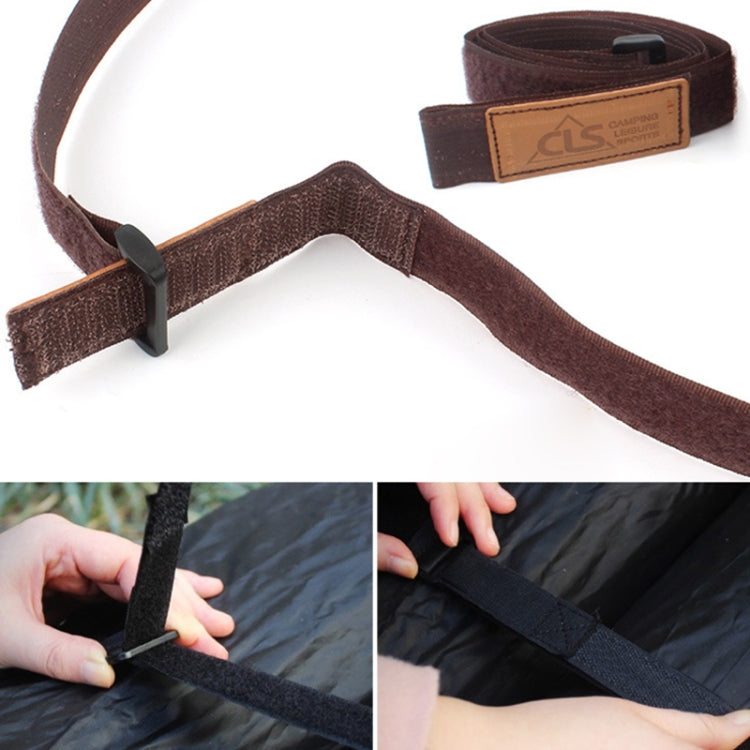 4 PCS CLS Camping Travel Outdoor Equipment Strapping Rope Baggage Backpack Packing Tape