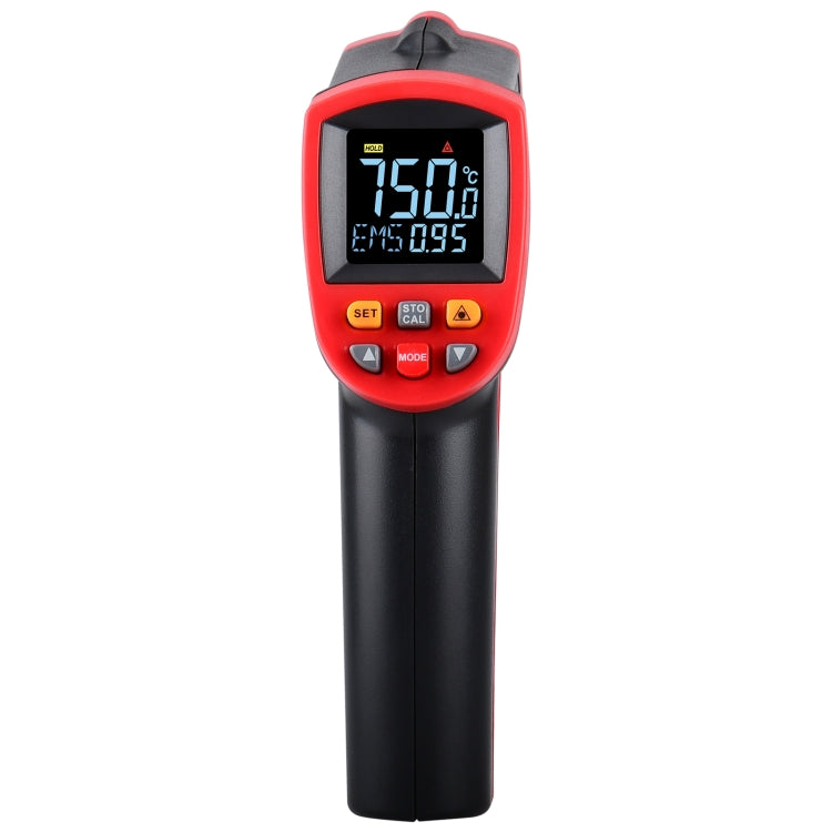 GT750 Portable Digital Laser Point Infrared Thermometer, Temperature Range: -50-750 Celsius Degree without Battery(Red)