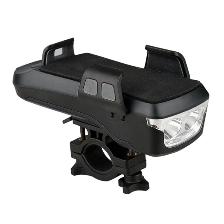 Multifunction 4  in 1 Phone Holder Bicycle Bell Power Bank  Cycling Lamp Flashlight