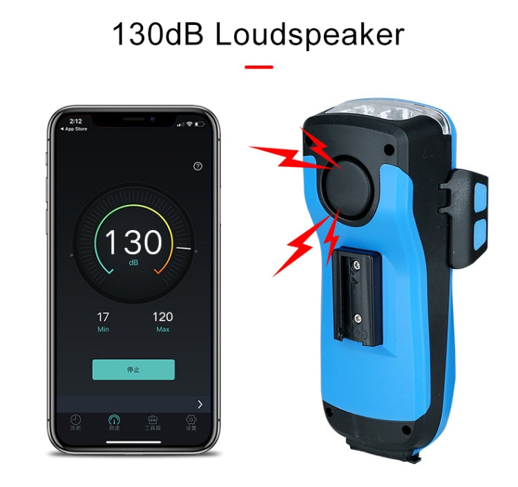 Multifunction 4  in 1 Phone Holder Bicycle Bell Power Bank  Cycling Lamp Flashlight