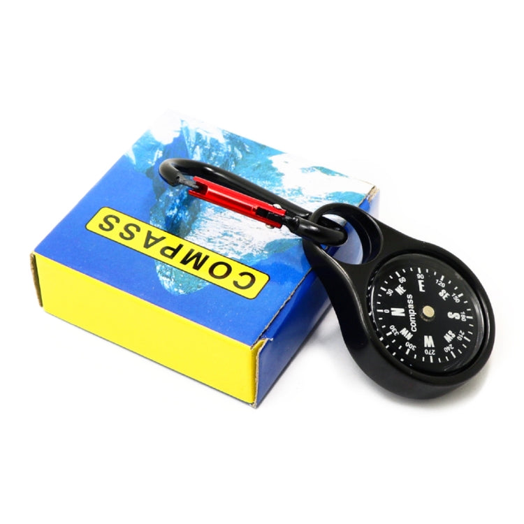 Zinc Alloy Compass Keychain Metal Carabiner