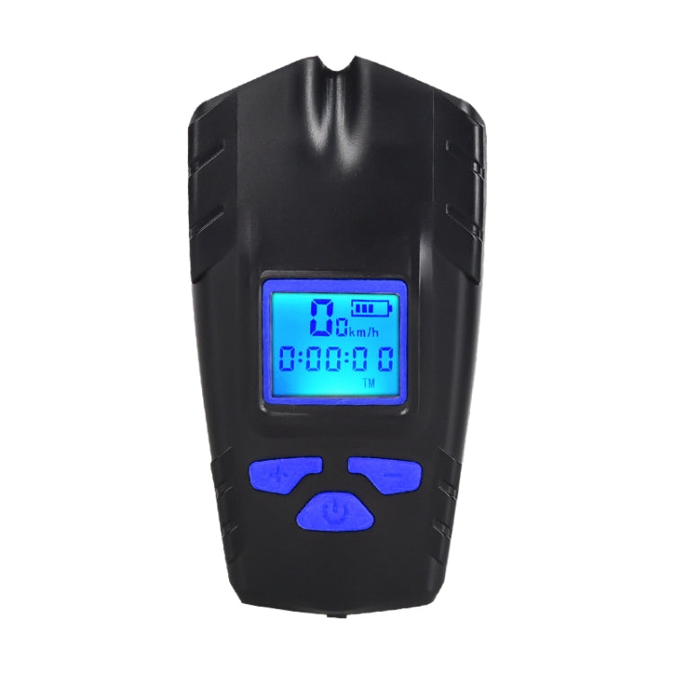 Waterproof Bicycle Light with Horn + Speed Meter LCD Screen