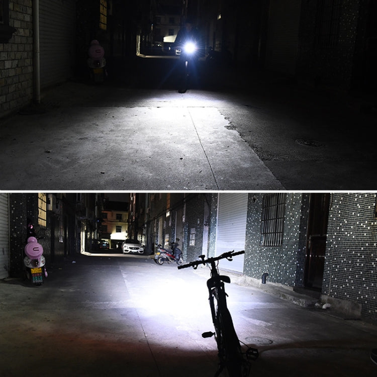 Waterproof Bicycle Light with Horn + Speed Meter LCD Screen