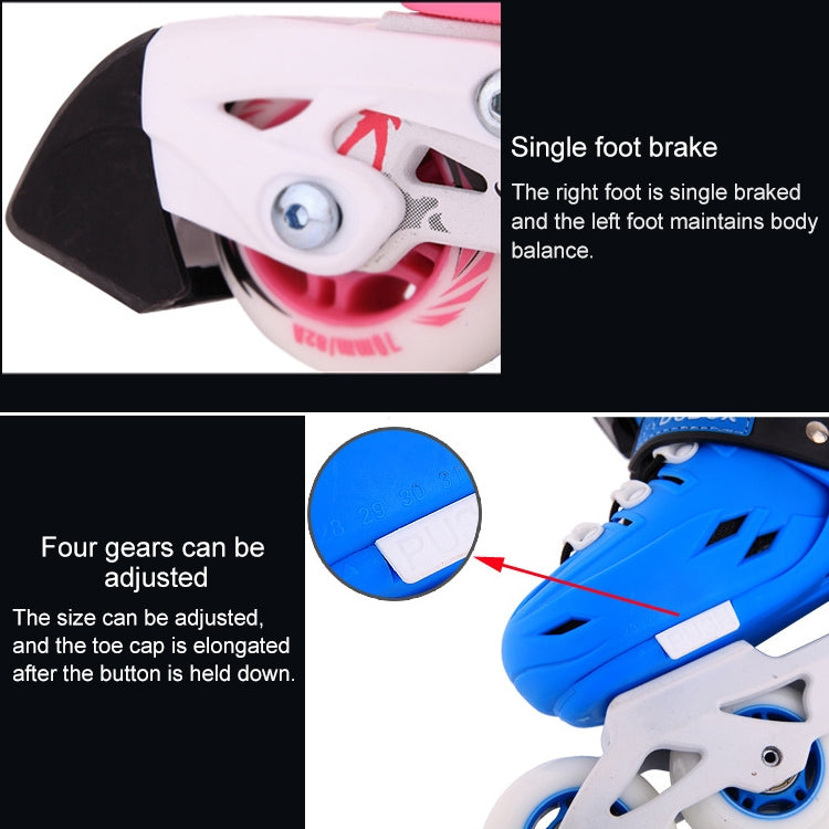 Children Thickened Bracket Roller Skates Skating Shoes, Size : M