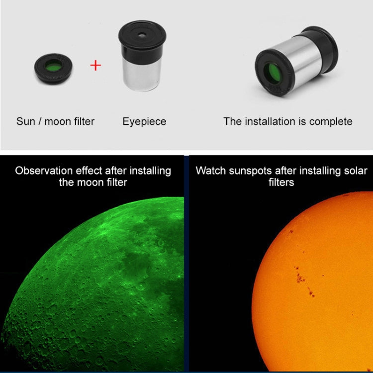 High-definition Stargazing Large Diameter Astronomical Telescope(Cyan)