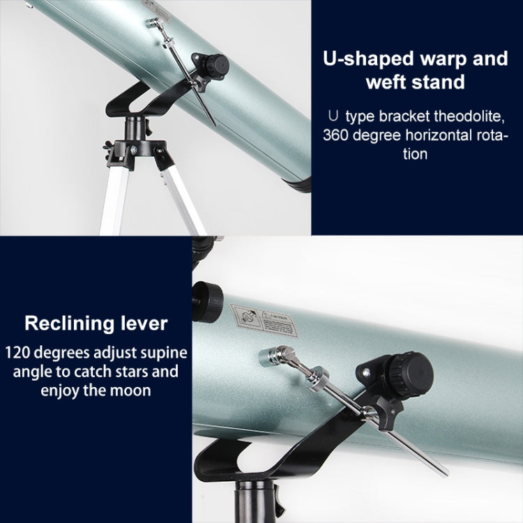 High-definition Stargazing Large Diameter Astronomical Telescope(Cyan)