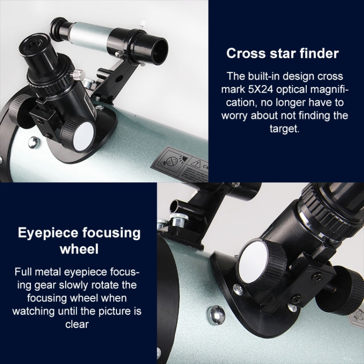High-definition Stargazing Large Diameter Astronomical Telescope(Cyan)