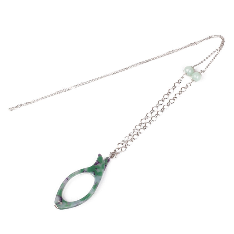 3 PCS Necklace Pendant Handheld Folding Reading Glasses + 2.00D Rndom Color Delivery