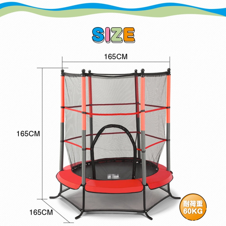 [JPN Warehouse] Trampoline Bouncing Bed for Children, with Safety Cushion Cover / Protective Net