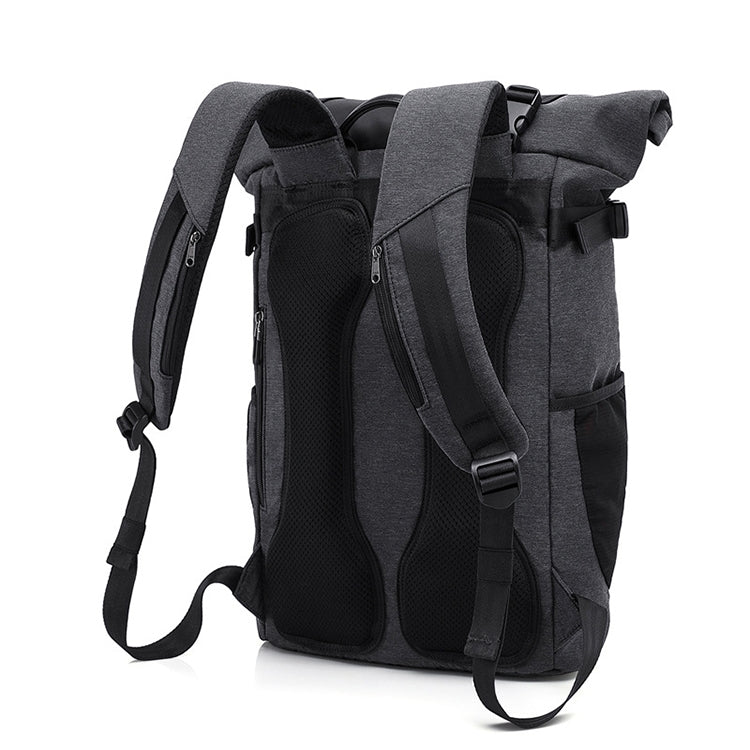 KAKA Large Capacity Travel Backpack Outdoor Fashion Shoulders Bag (Black)