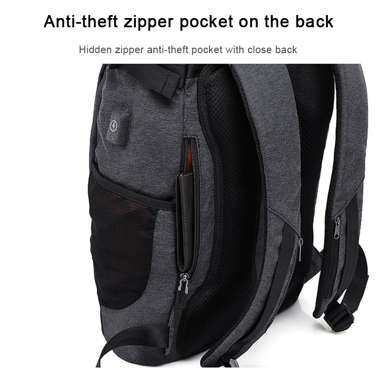 KAKA Large Capacity Travel Backpack Outdoor Fashion Shoulders Bag (Black)
