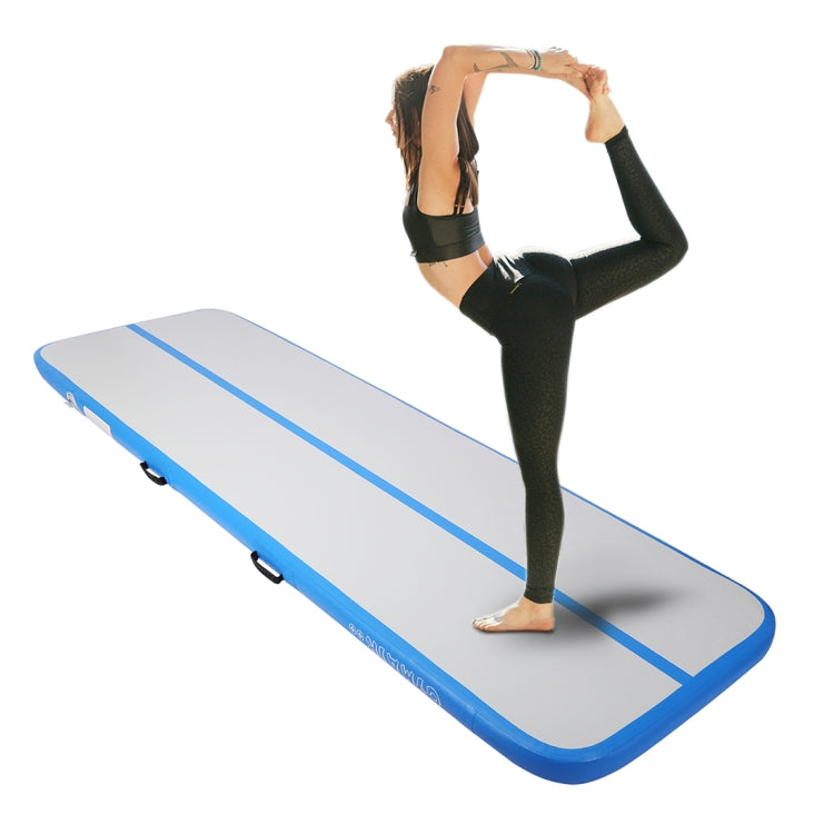 [US Warehouse] 10ft Portable Waterproof Inflatable Gymnastics Mat Multi-purpose Air Track Tumbling Mat with Electric Pump