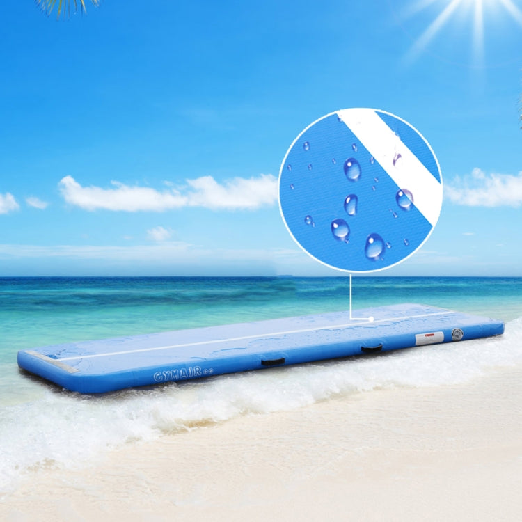 [US Warehouse] 16ft Portable Waterproof Inflatable Gymnastics Mat Multi-purpose Air Track Tumbling Mat with Electric Pump(Blue)