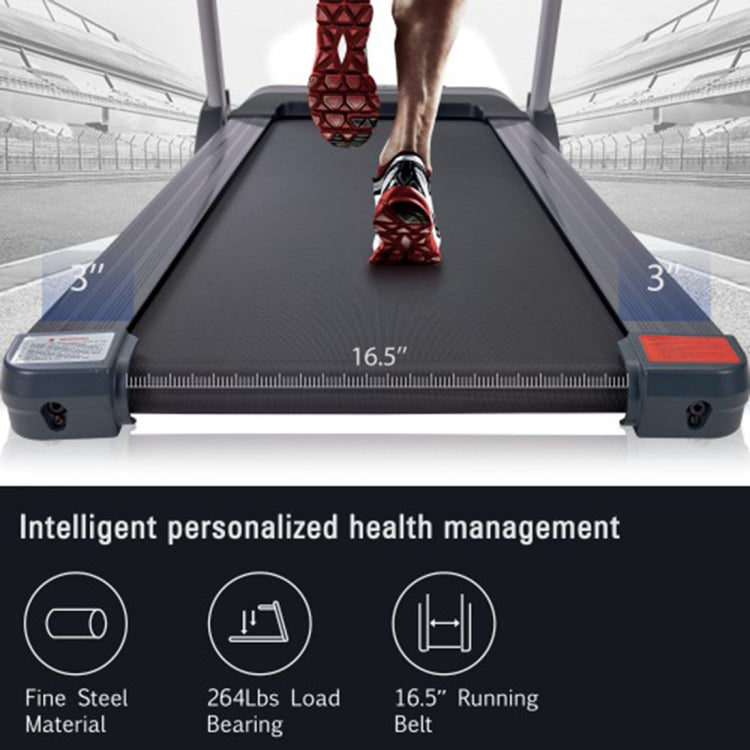 [US Warehouse] Foldable Electric Treadmill with Bluetooth & Speaker & 3 Incline Options