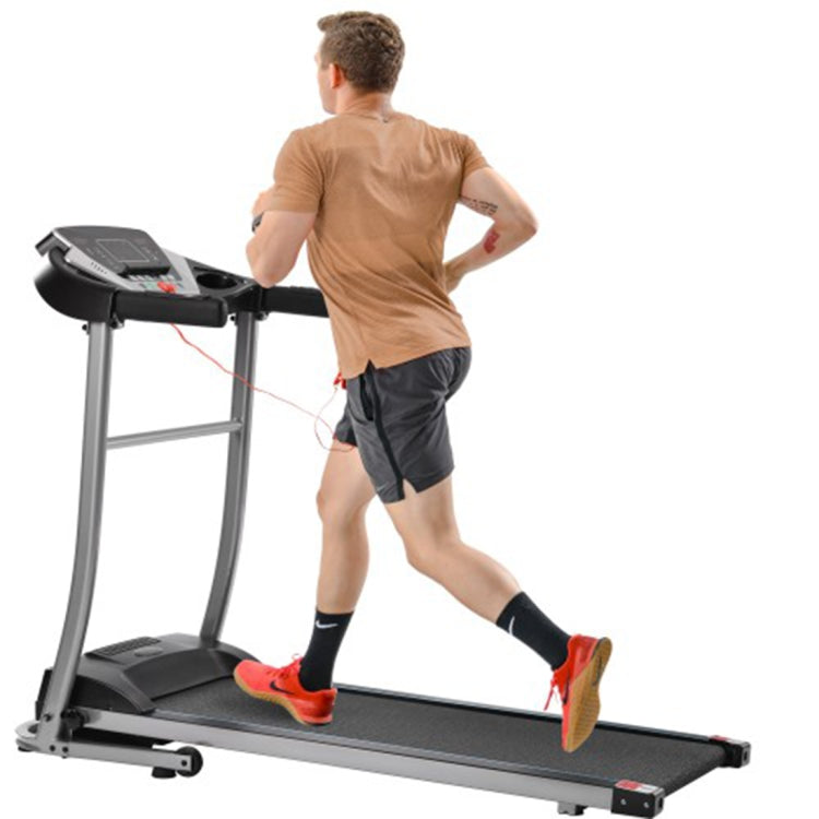[US Warehouse] Foldable Electric Treadmill Household Jogging Fitness Machine with Dual Speakers & 12 Preset Programs, Speed: 0.8-12KM / H