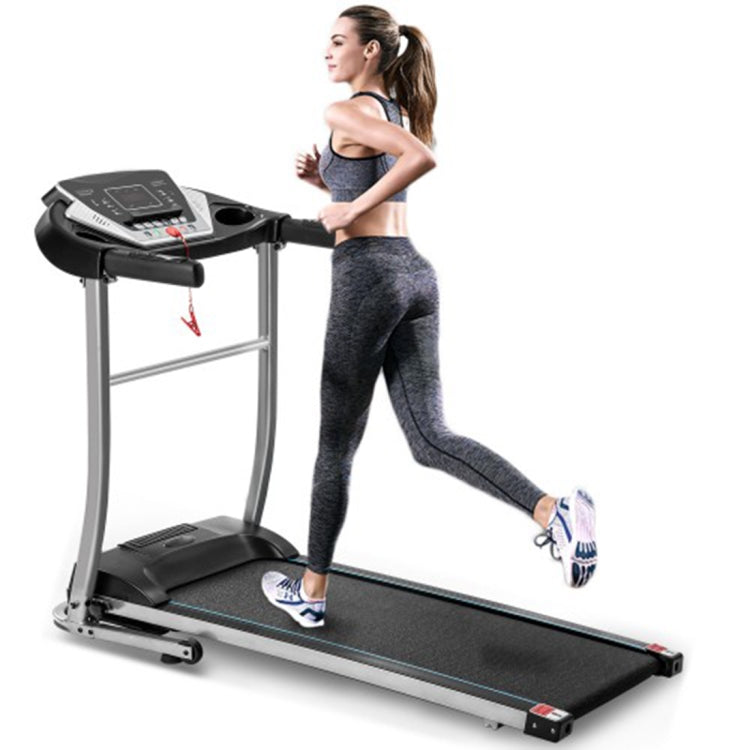 [US Warehouse] Foldable Electric Treadmill Household Jogging Fitness Machine with Dual Speakers & 12 Preset Programs, Speed: 0.8-12KM / H