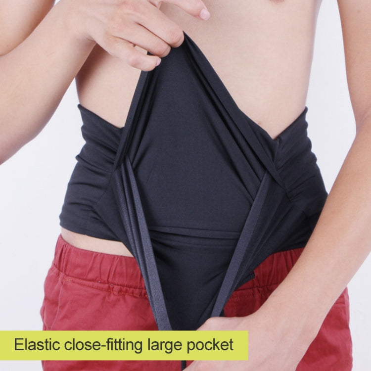 Personal Large-capacity Stretch Tablet Pockets Travel Anti-theft Bag Phone Bag,Size: M