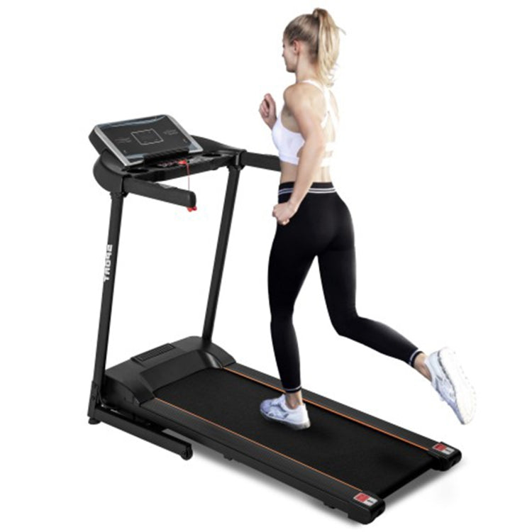 [US Warehouse] Foldable Electric Treadmill Household Jogging Fitness Machine with Dual Speakers & 12 Preset Programs, Speed: 0-16KM / H