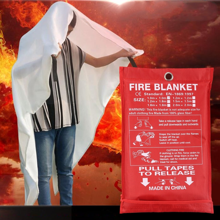 Emergency Survival Fire Blanket Shelter Safety Protector Extinguishers Tent, Size: 1.5Ã—1.5m