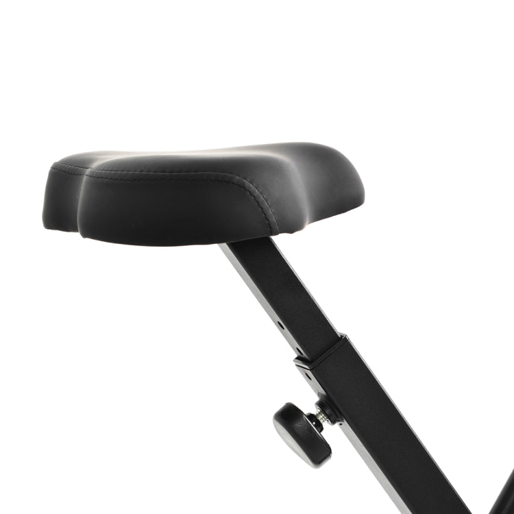 [US Warehouse] Foldable Exercise Bike with 8 Levels of Adjustable Resistance & LCD Display & Adjustable Seat