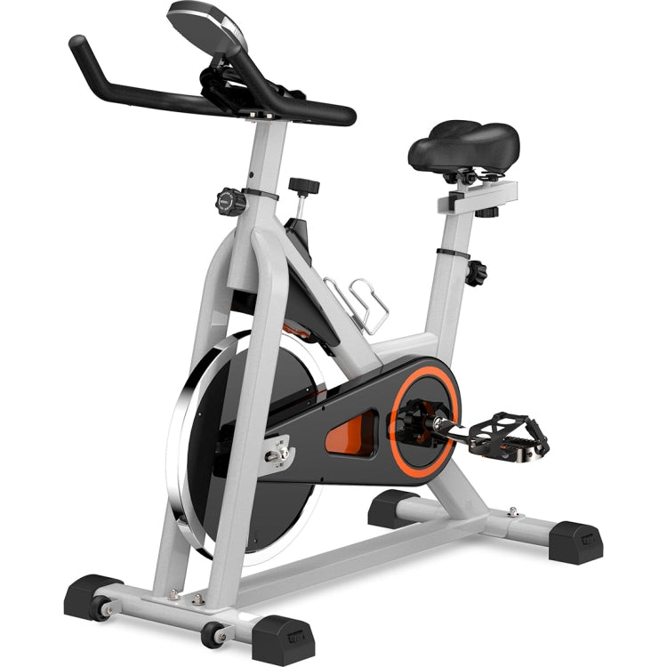 [US Warehouse] Stationary Indoor Exercise Bike with Adjustable Handlebar / Seat & Super Large Soft Seat Cushion & LCD Display