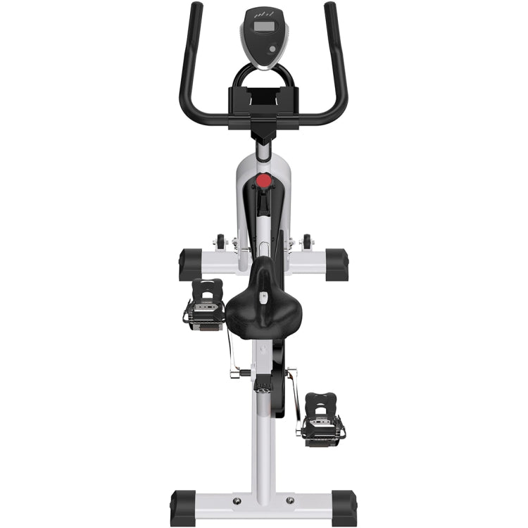 [US Warehouse] Stationary Indoor Exercise Bike with Adjustable Handlebar / Seat & Super Large Soft Seat Cushion & LCD Display