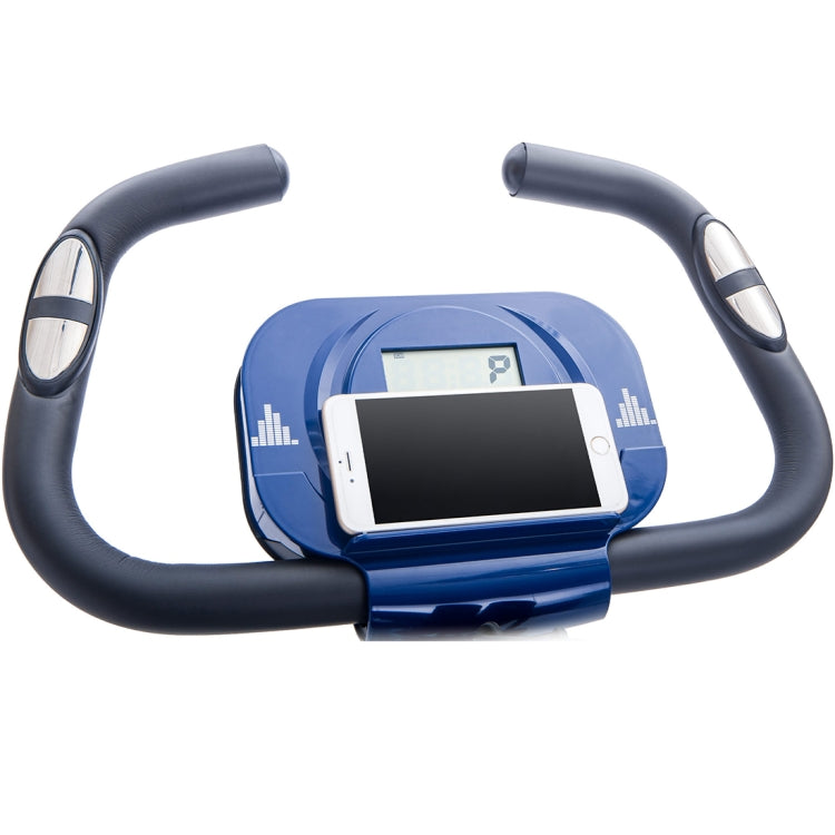 [US Warehouse] Foldable Upright / Recumbent Exercise Bike with 10 Levels of Adjustable Resistance & Armband & Backrest