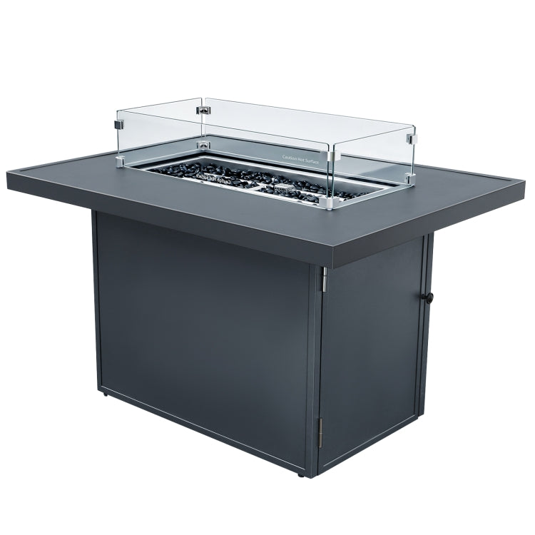 [US Warehouse] HW010C+D Outdoor Stainless Steel Charcoal Barbecue Stove with Windshield