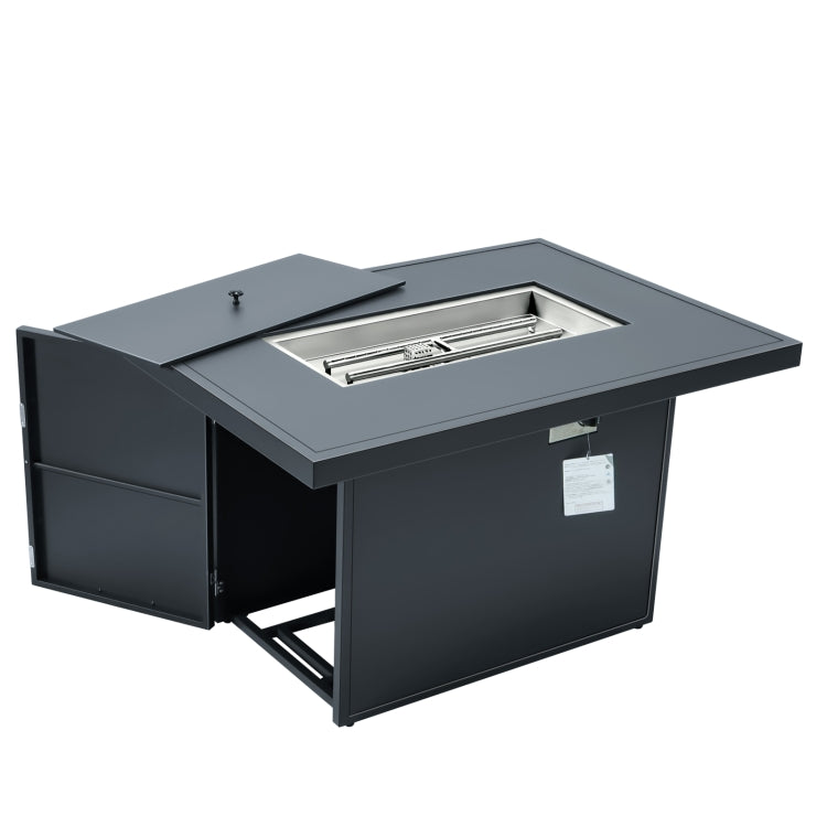 [US Warehouse] HW010C+D Outdoor Stainless Steel Charcoal Barbecue Stove with Windshield