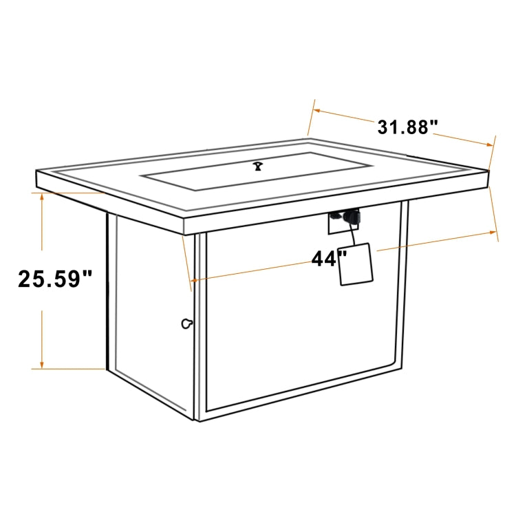 [US Warehouse] HW010C+D Outdoor Stainless Steel Charcoal Barbecue Stove with Windshield