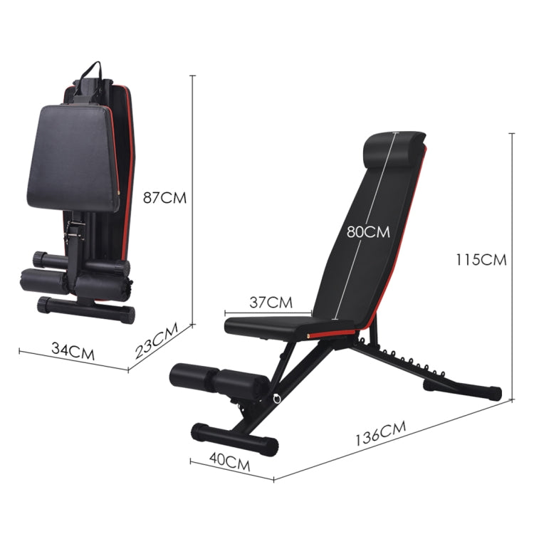 [JPN Warehouse] Foldable Three-way Adjustable Muscle Training Device Fitness Training Table