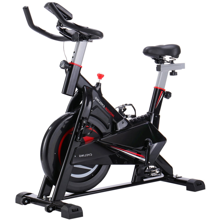 [JPN Warehouse] CY-S703 Indoor Silent Spinning Bike Fitness Bicycle with Adjustable Seat / Handle & Beverage Holder & Mobile Phone / Tablet PC Holder & LCD Monitor, Bearing Weight: 120kg