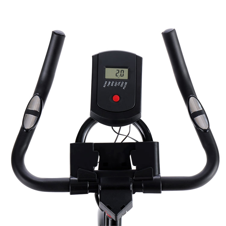 [JPN Warehouse] CY-S703 Indoor Silent Spinning Bike Fitness Bicycle with Adjustable Seat / Handle & Beverage Holder & Mobile Phone / Tablet PC Holder & LCD Monitor, Bearing Weight: 120kg