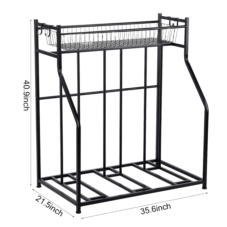 [US Warehouse] Bike Storage Stand Rack, Size: 90.5 x 54.6 x 104.1cm